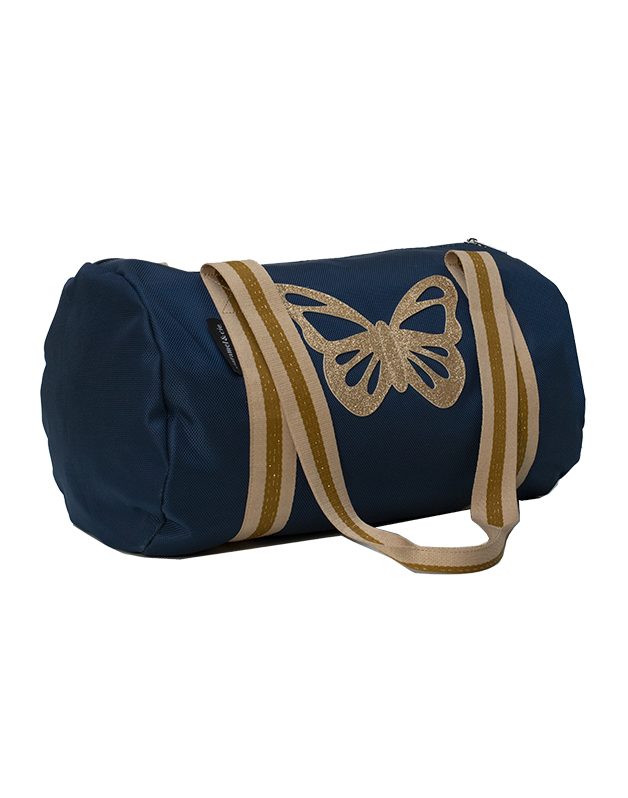 Week-end bag Blue Butterfly girl