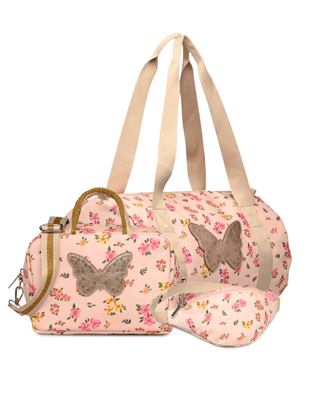 Kit Sac Repas + Sac Polochon + Sac banane Liberty