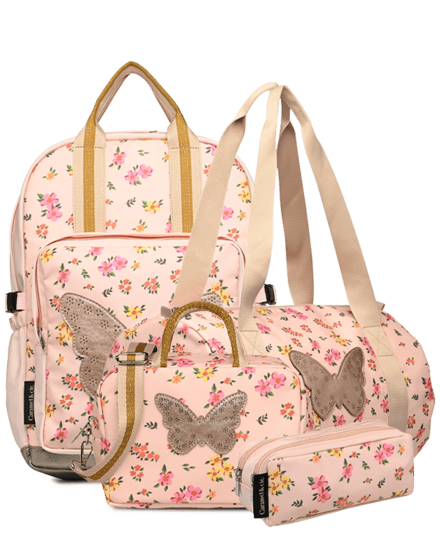 Kit Sac à dos + Trousse + Sac polochon + Sac repas Liberty