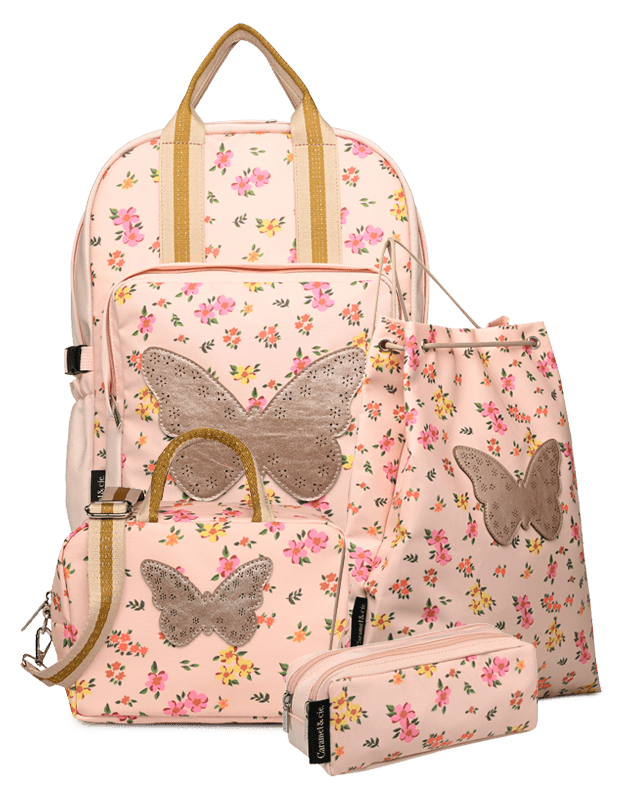 Kit Sac à dos + Trousse + Sac de gymnastique + Sac repas Liberty