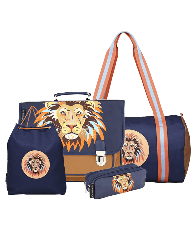 Kit Cartable + Trousse + Sac Polochon + Sac de Gymnastique Simba