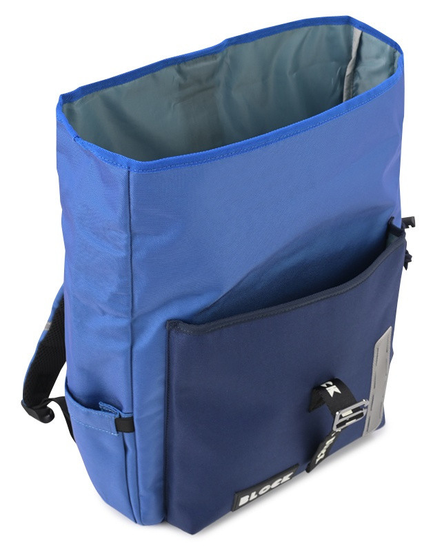 Blue Urban roll top bag Block