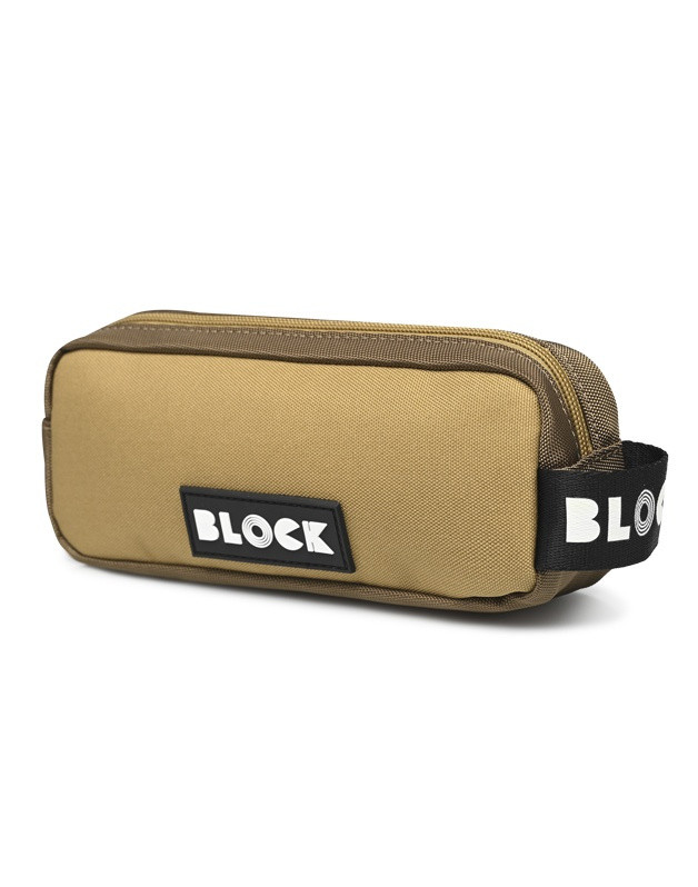 Taupe Block Pencil Case