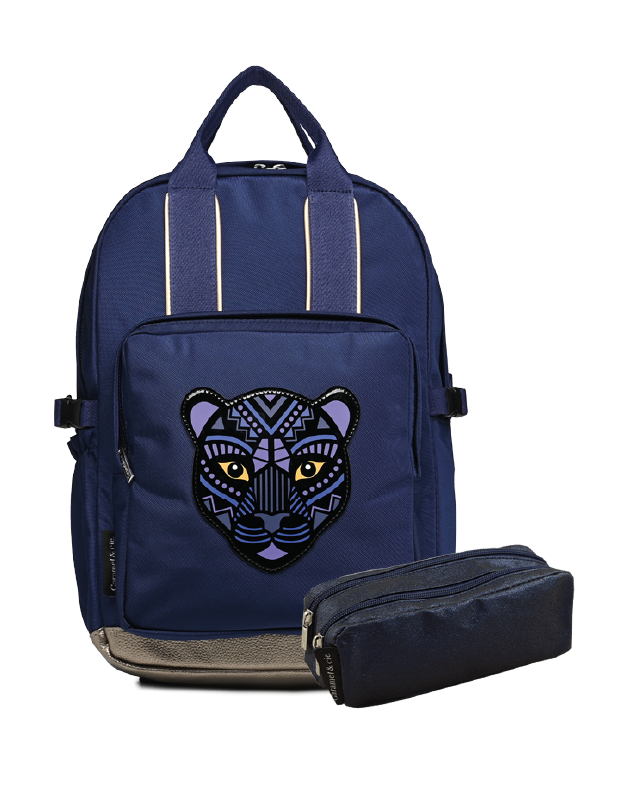 Kit Bagpack + Pencil case Panthera