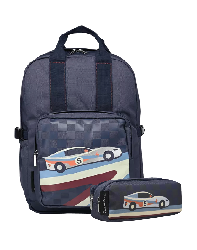 Kit Bagpack + Pencil case Pole Position