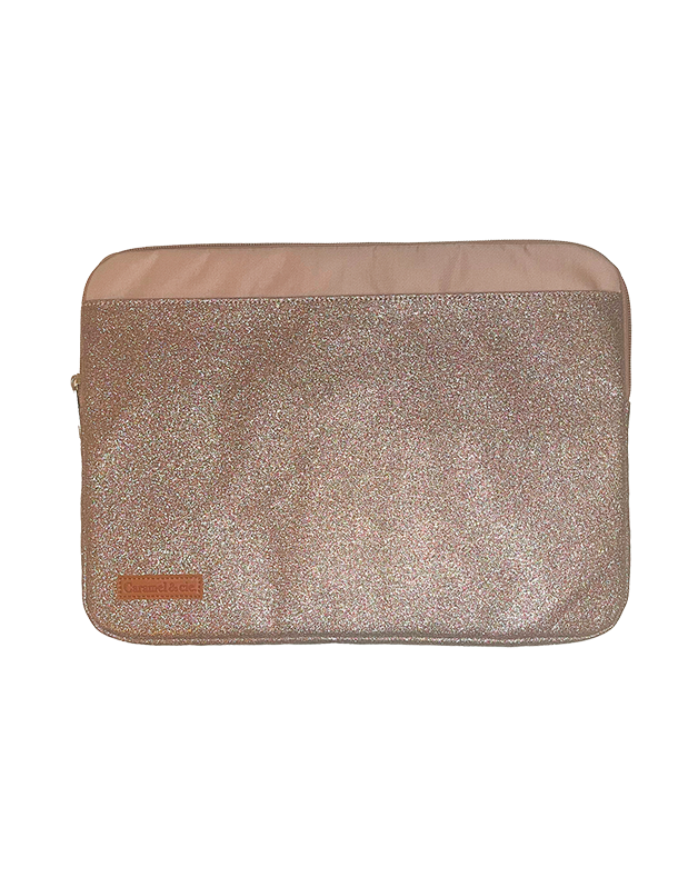 Copper Glitter Laptop Sleeve