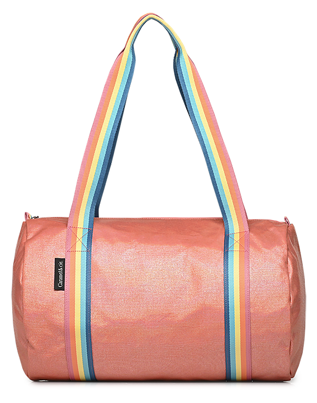 Sac Polochon Irisé Corail